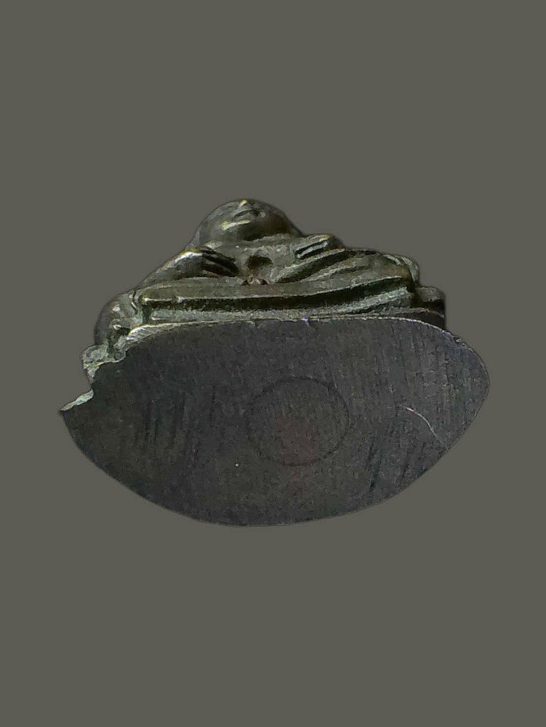 พระสังกัจจายน์ วัดบางโฉลงนอก จ.สมุทรปราการ เนื้อทองผสม อุดกริ่ง ปี 2499 หลวงปู่เผือก วัดกิ่งแก้ว ปลุกเสก