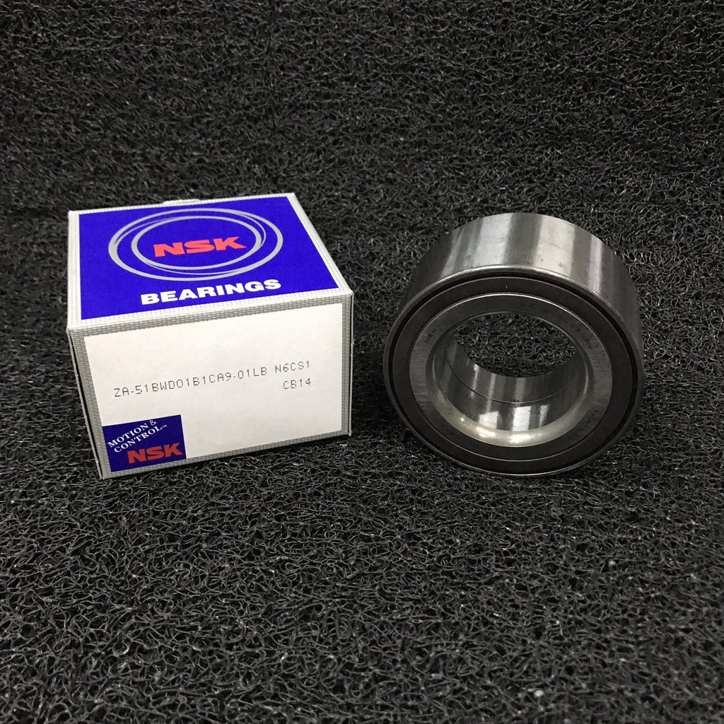 (ประกัน 1 เดือน) ลูกปืนล้อหน้า HONDA CRV 07-16 มี (ABS) (G3) เครื่อง 2.0,2.4 /HR-V 2015 เครื่อง 1.8 (51BWD01) NSK ขนาด 51x91x44