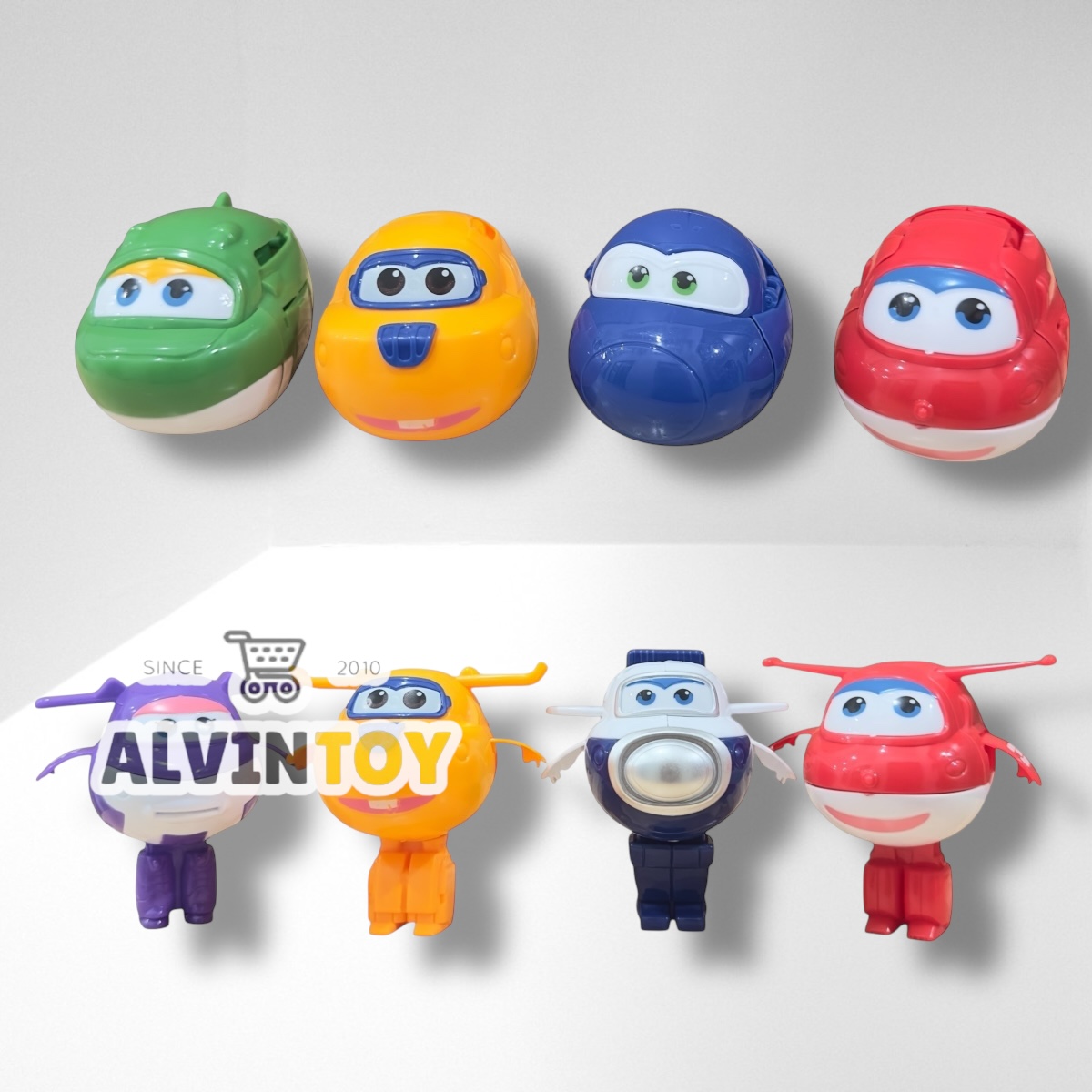 หุ่นยนต์ Super Wings - ซุปเปอร์วิง ชุด 8 ตัว
