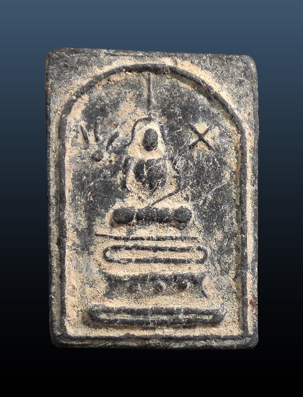 พระสมเด็จผงใบลาน หลังกงจักร เจ้าคุณเที่ยง วัดระฆัง กทม. ปี2507