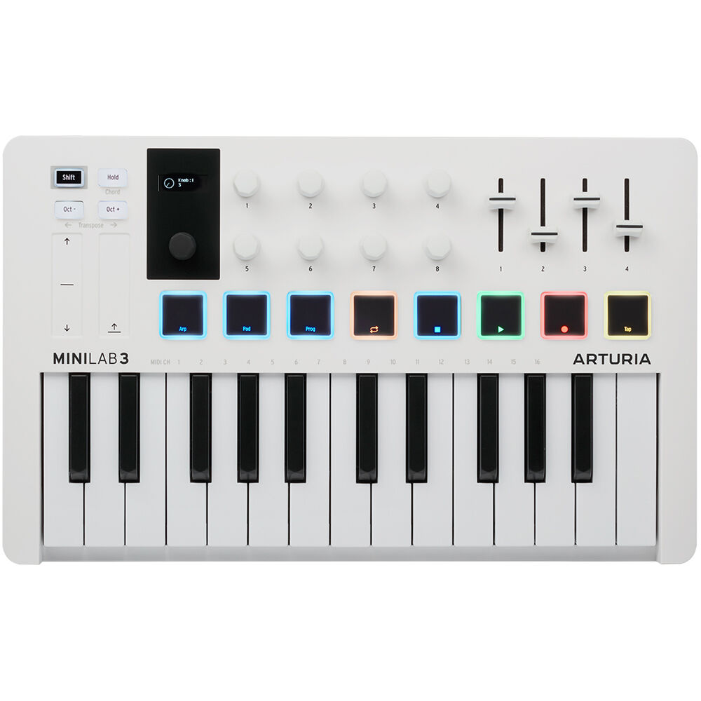 Arturia MiniLab 3 *ของแท้รับประกัน 1ปี* มิดิคีย์บอร์ดคอนโทรลเลอร์ 25 Key MIDI Keyboard Controller