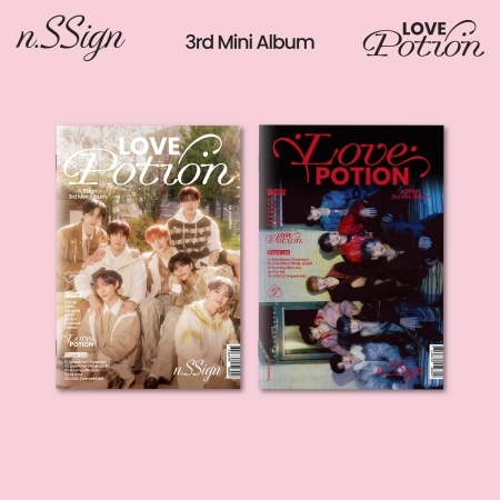 ( Pre-Order ) n.SSign 3rd Mini Album Love Potion ( random ver ) * มี Poster พับในกล่อง * วางจำหน่าย 3 / 1 / 2025