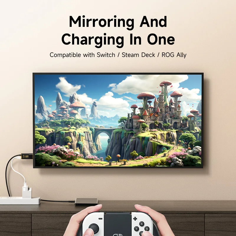 Hagibis SWC10 USB C to HDMI 8K@60Hz Type-C to HDMI Cable Thunderbolt 3