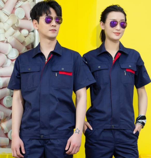 เสื้อช่างแขนสั้น ช่างวิศวกร ช่างไฟฟ้า ปะปา