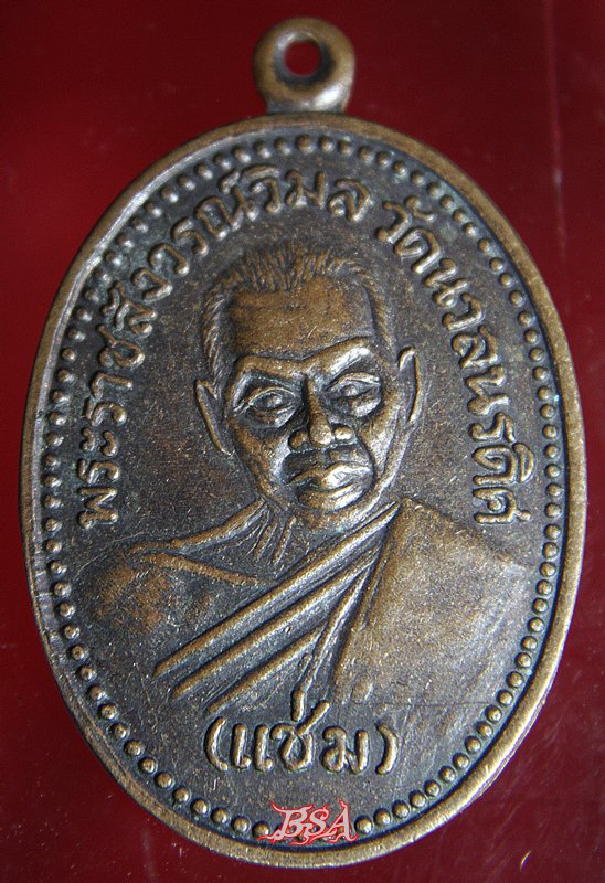 เหรียญหลวงพ่อแช่ม วัดนวลนรดิศ ครบ 100 ปี พ.ศ. 2534