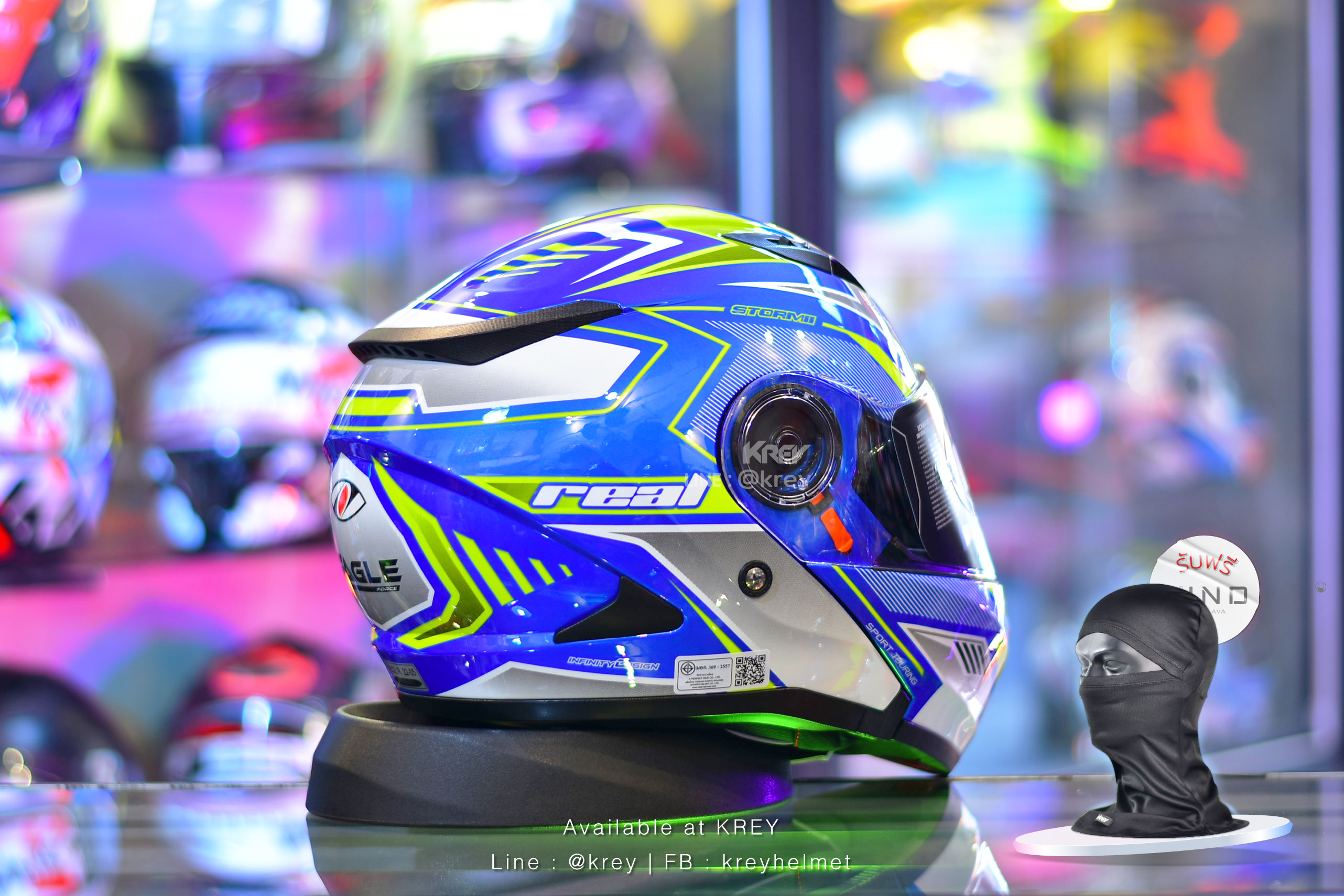 Real model Storm Eagle Force Blue Yellow