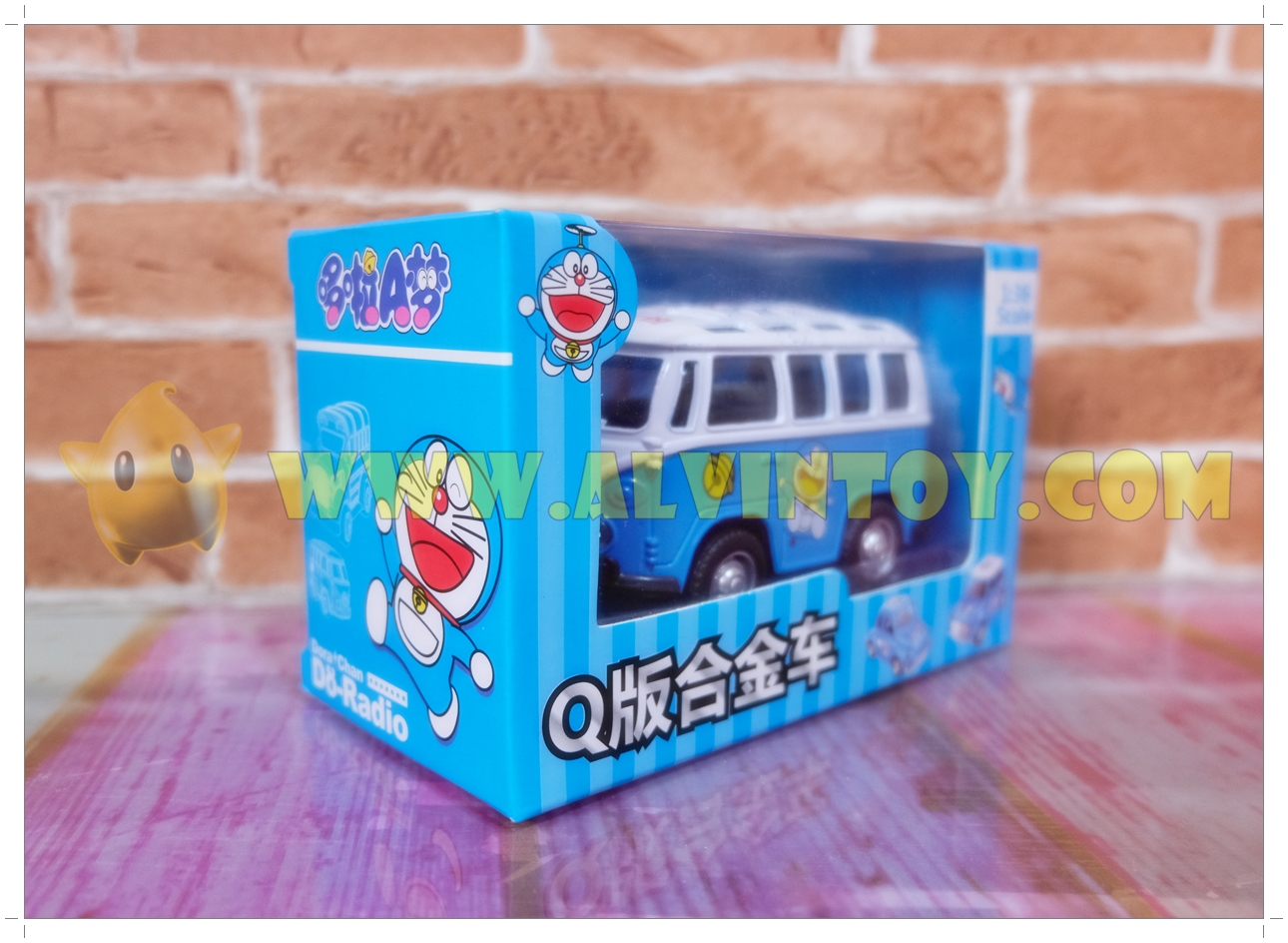 รถเหล็ก Doraemon - โดราเอม่อน มีเสียงมีไฟ Scale 1:36