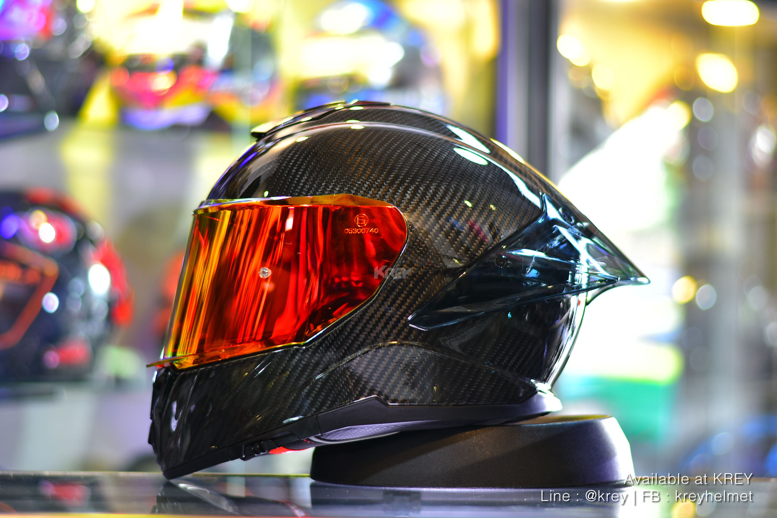 BRG Helmets model BR-24 Carbon Forged