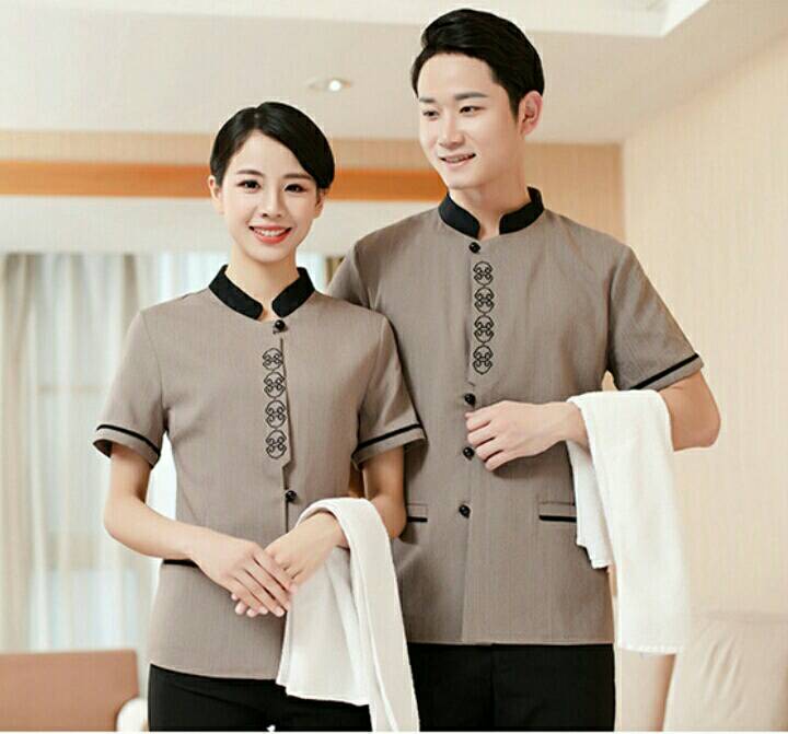 เสื้อแม่บ้าน พ่อบ้าน พนักงานทำความสะอาด
