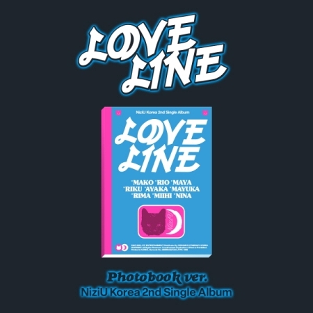 ( Pre-Order ) NiziU 2nd Mini Album [ LOVE LINE ] ( Photobook ver ) * มี Poster พับในกล่อง * วางจำหน่าย 31 / 3 / 2025