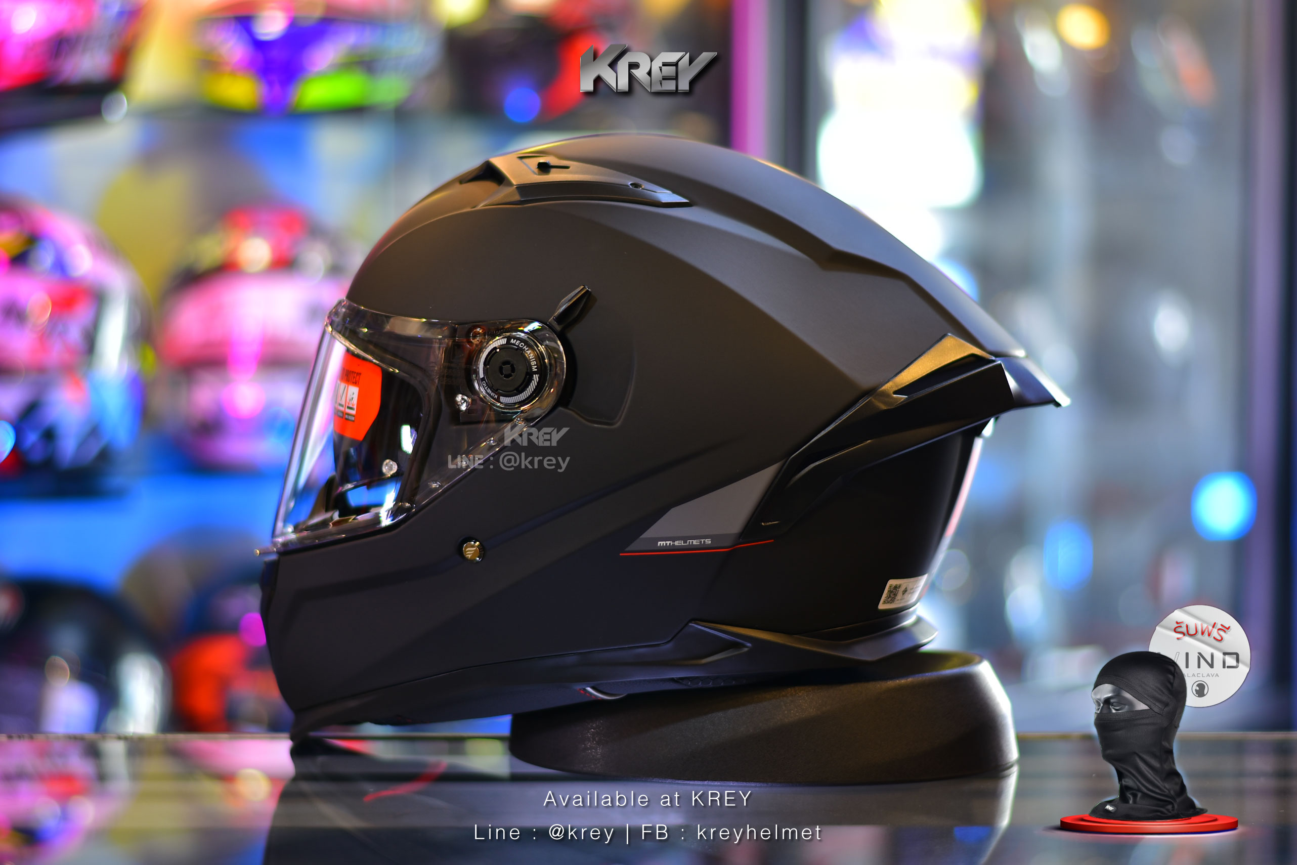 MT model BRAKER SV SOLID MATT BLACK