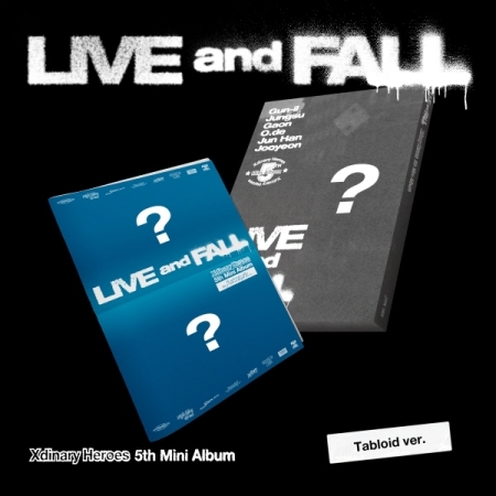 ( Pre-Order ) Xdinary Heroes 5th Mini Album LIVE and FALL ( Tabloid ver ) * ไม่มี Poster พับในกล่อง * วางจำหน่าย 14 / 10 / 2024