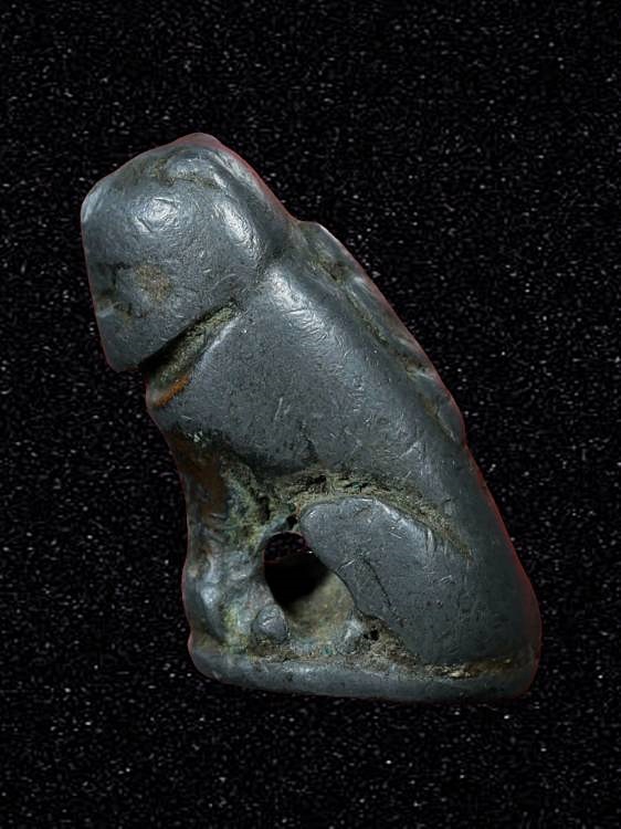 เสือหลวงพ่อปาน วัดมงคลโคธาวาส ( วัดบางเหี้ ย ) คลองด่าน จ.สมุทรปราการ ปี2517 รุ่นฝังลูกนิมิต เนื้อตะกั่ว ชุบทองแดง