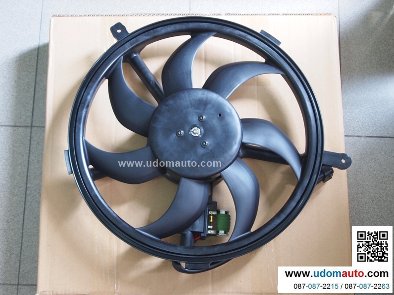 พัดลมไฟฟ้า MINI R56-R58 มีรีซิสแต้น / Cooling Fan Assembly #2752632