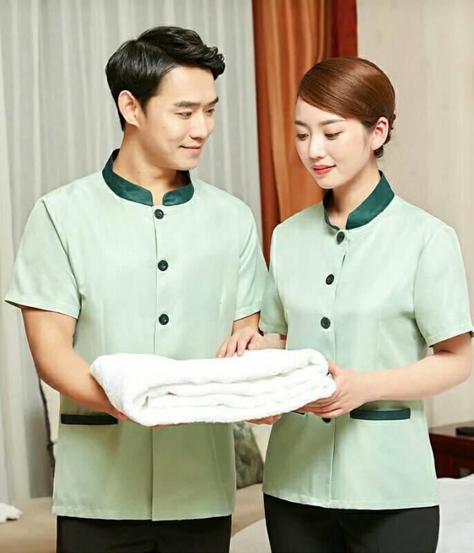 เสื้อแม่บ้าน พ่อบ้าน พนักงานทำความสะอาด