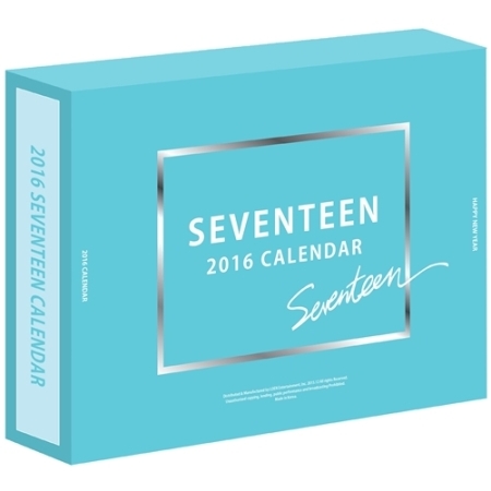 ( Pre-Order ) SEVENTEEN 2016 CALENDAR วางจำหน่าย 23 / 12 / 2015