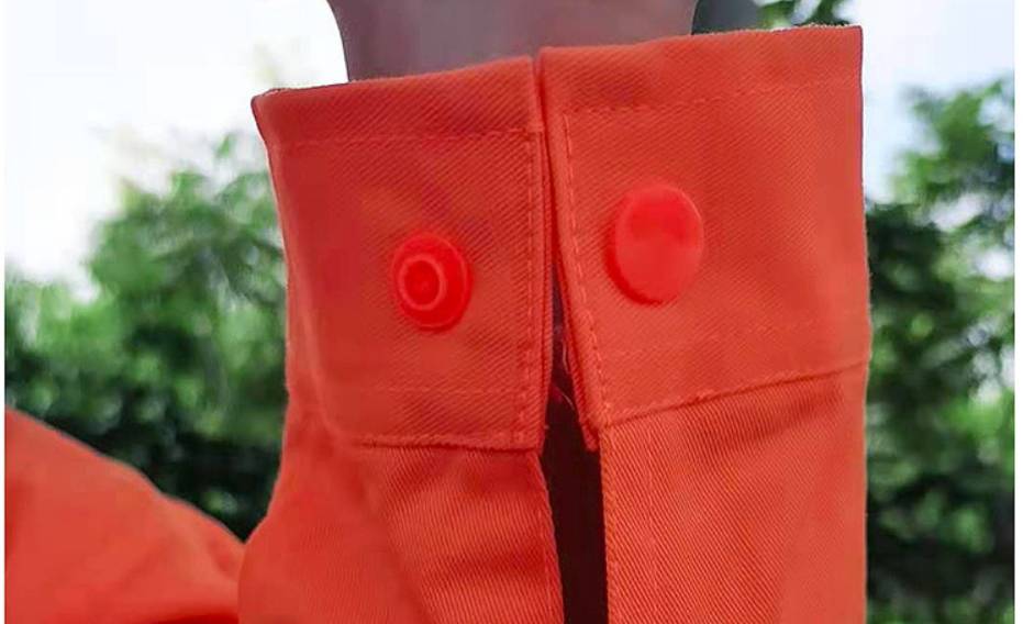 ชุดหมีช่าง สีกรมท่า สีส้ม ผ้าฝ้าย 100% ป้องกันไฟฟ้าสถิต