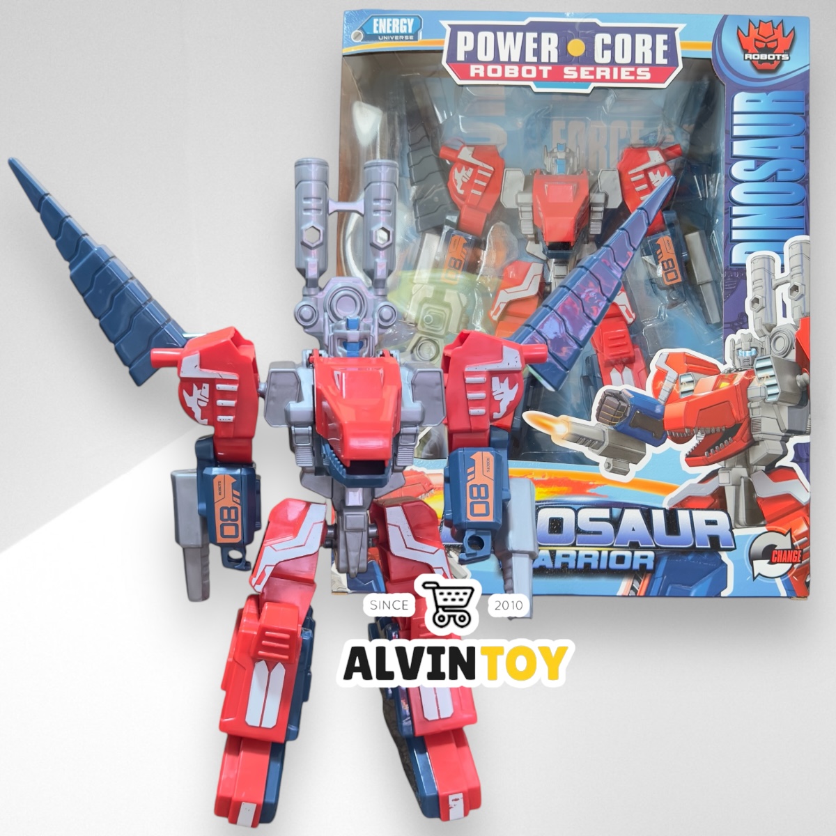 หุ่นยนต์ประกอบร่าง ตัวใหญ่ Power Core แปลงร่างเป็นไดโนเสาร์ แปลงร่างเป็นหุ่นยนต์ ของเล่นหุ่นยนต์แปลงร่าง
