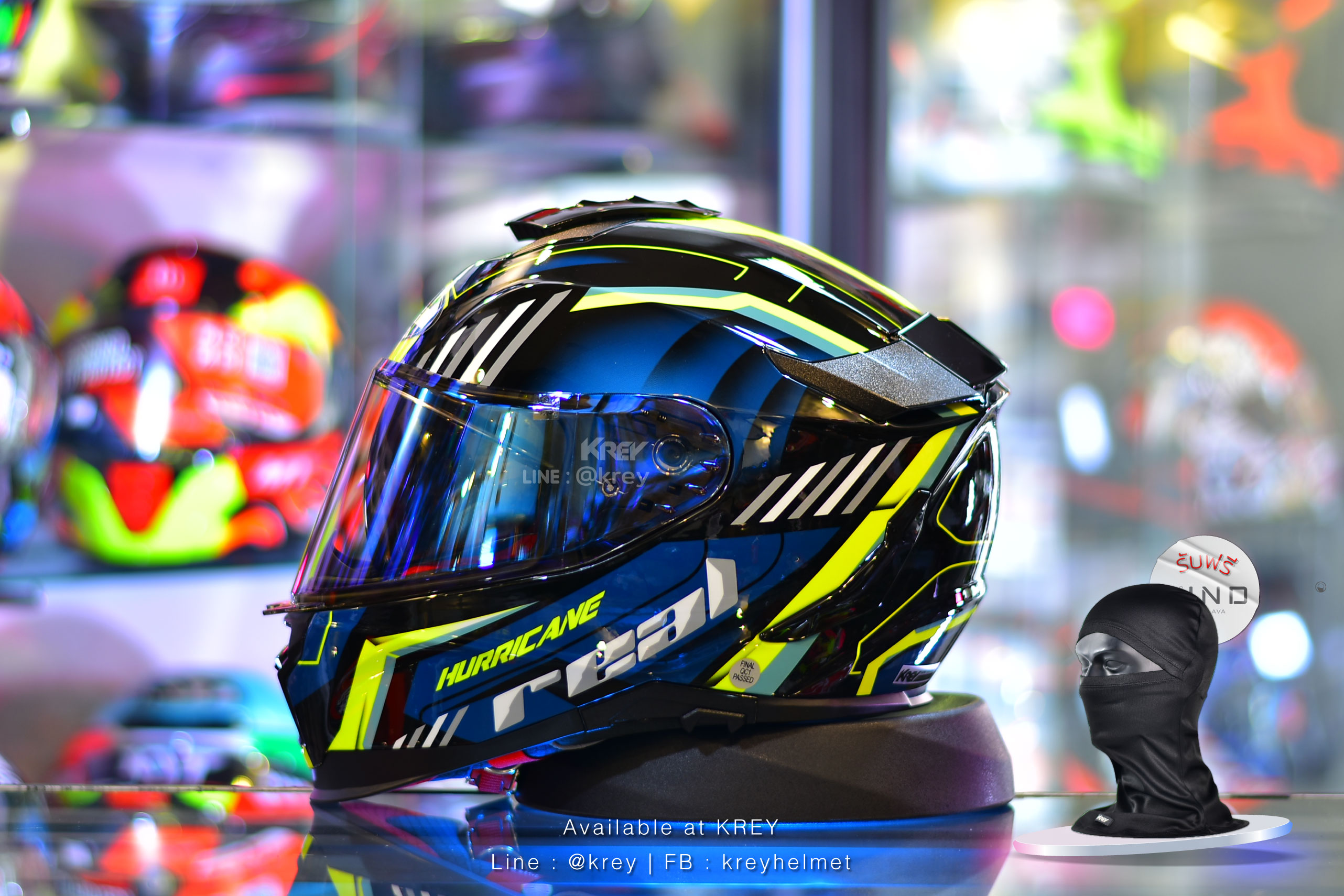 Real model Hurricane Kona Black Green