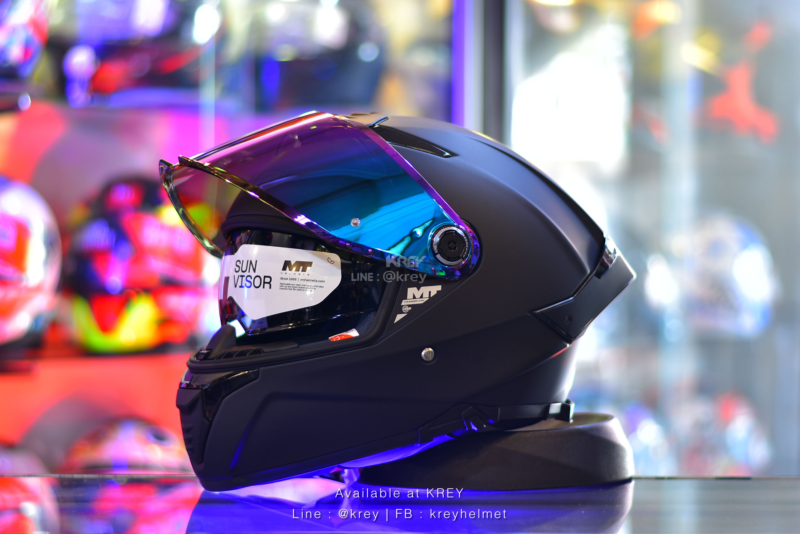 MT model THUNDER 4 SV PURE MATT BLACK