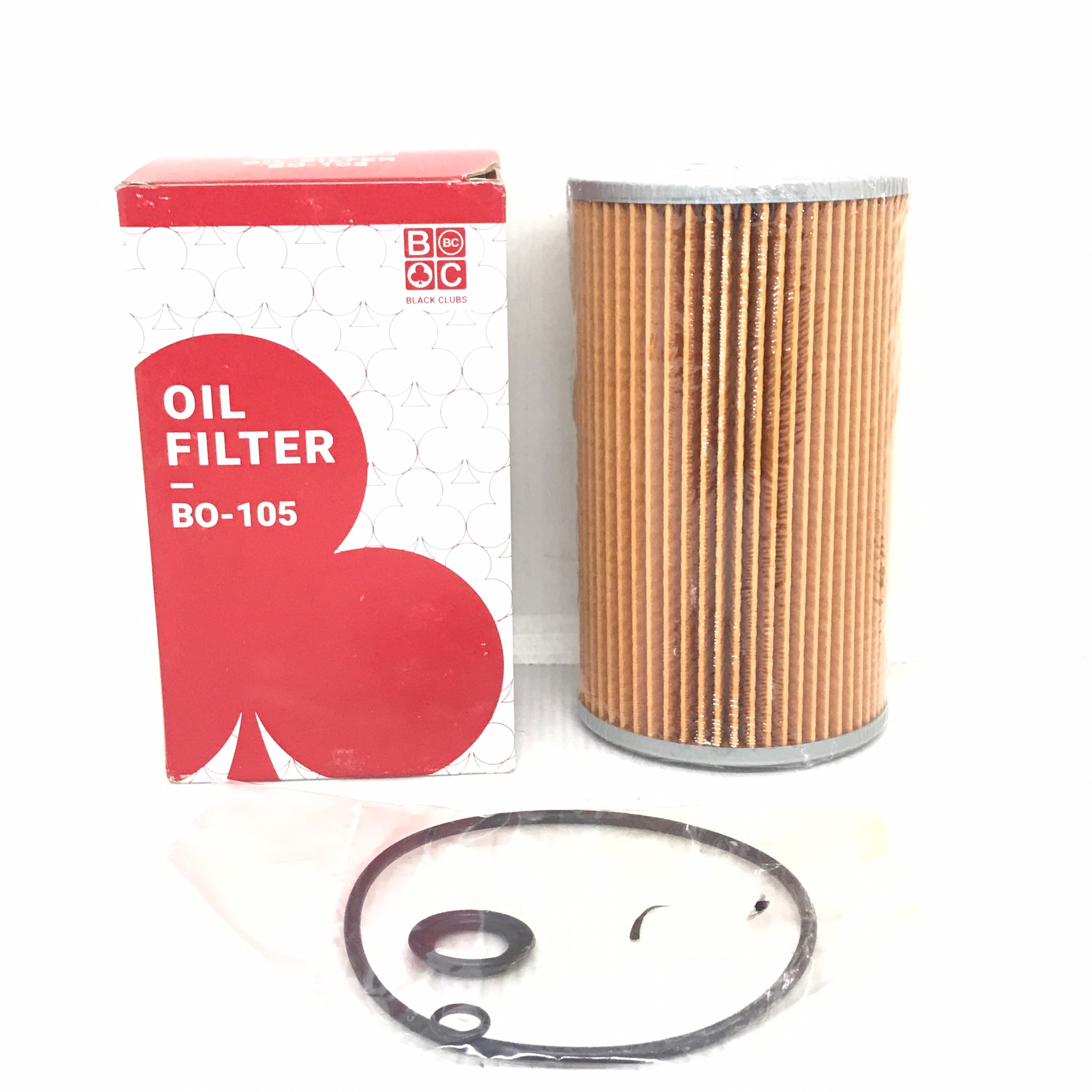 กรองเครื่อง ไส้ กรอง น้ำมันเครื่อง ไส้กรองน้ำมันเครื่อง ISUZU S250 อีซูซุ ยี่ห้อ BLACK CLUB / เบอร์ BO-105 / BO105 / 9-88513106-1 / 9885131061 Oil Filter
