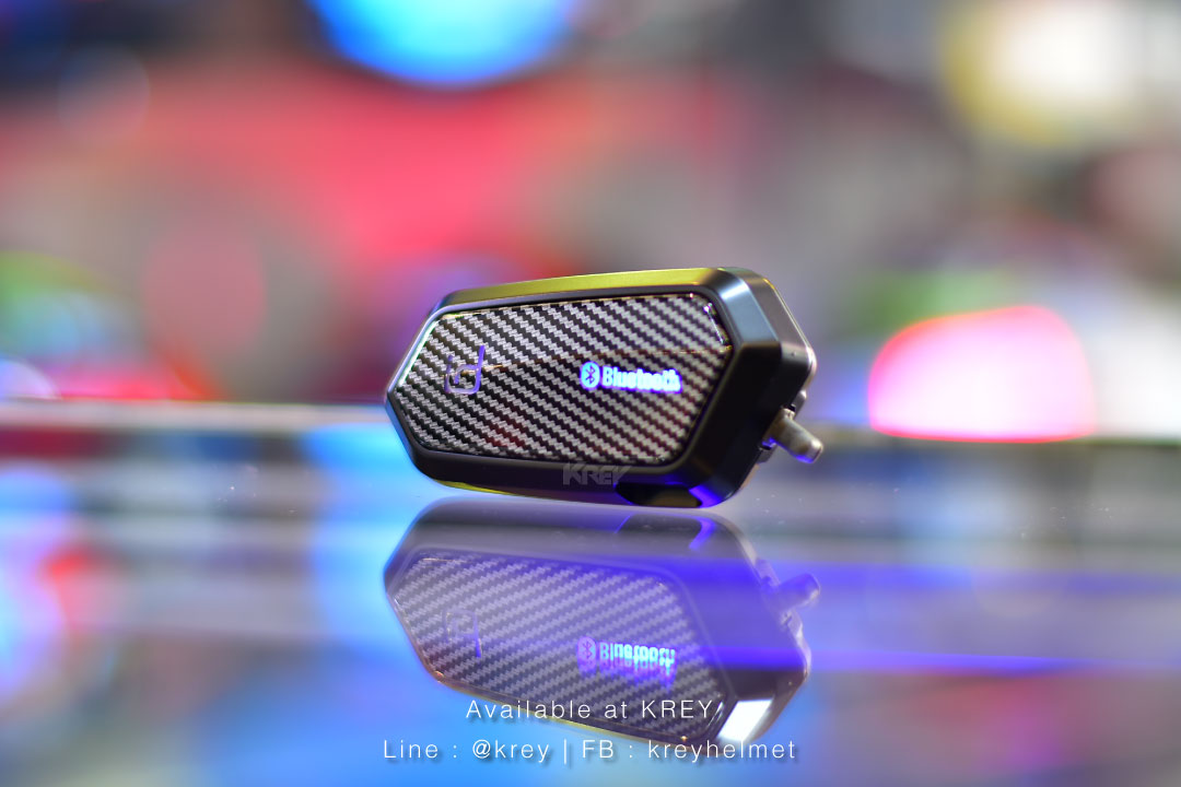 บูลทูธติดหมวก id221 MOTO A2 Pro : Carbon