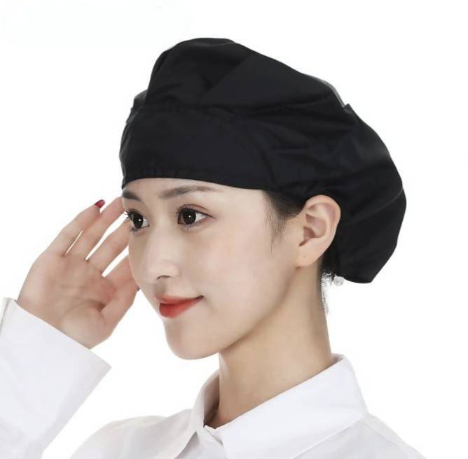 หมวกโรงงานกันฝุ่น หมวกโรงงานอาหาร หมวกเชฟ ผ้าฝ้ายโพลีเอสเตอร์