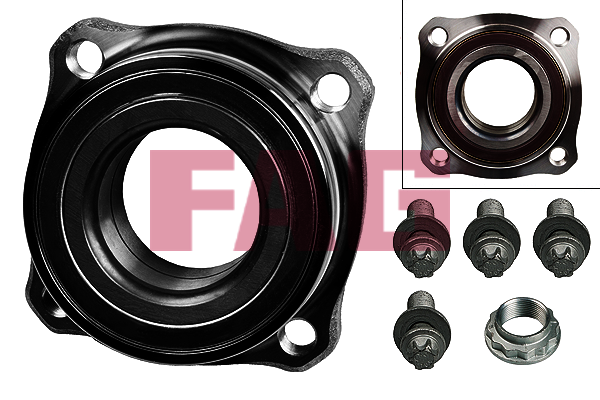 ลูกปืนล้อหลัง BMW F10 (520d, 525d) "FAG" / 33406850156