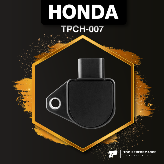 (ประกัน 3 เดือน) คอยล์จุดระเบิด HONDA - CIVIC ES 1.7 DIMENSION / D17Z - TPCH-007 - MADE IN JAPAN - คอยล์หัวเทียน ฮอนด้า ซีวิค ไดเมนชั่น