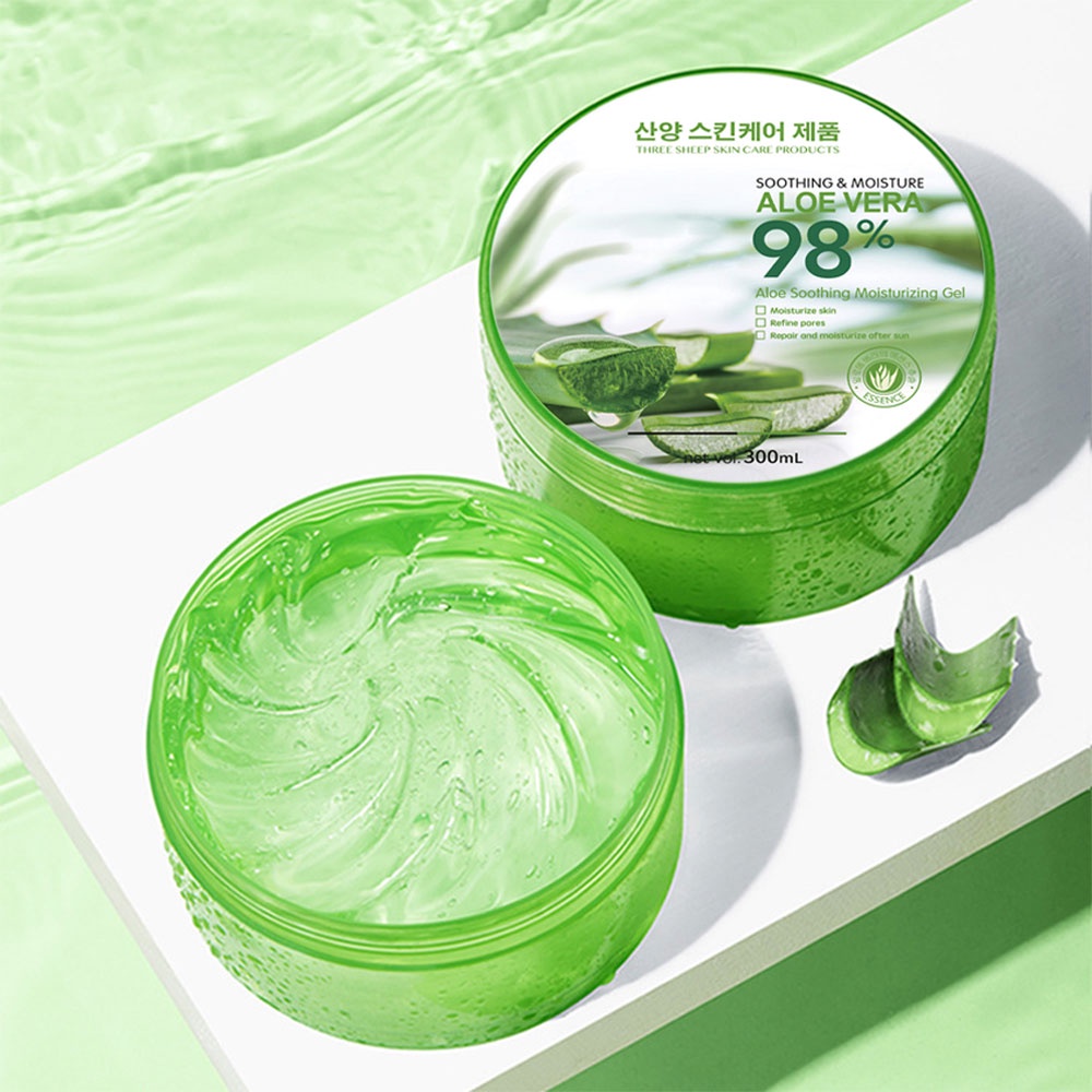 เจลทาผิวว่านหางจระเข้ ฟื้นฟูและเพิ่มชุ่มชื้นแก่ผิว AloeVera Soothing and Moisture 220g