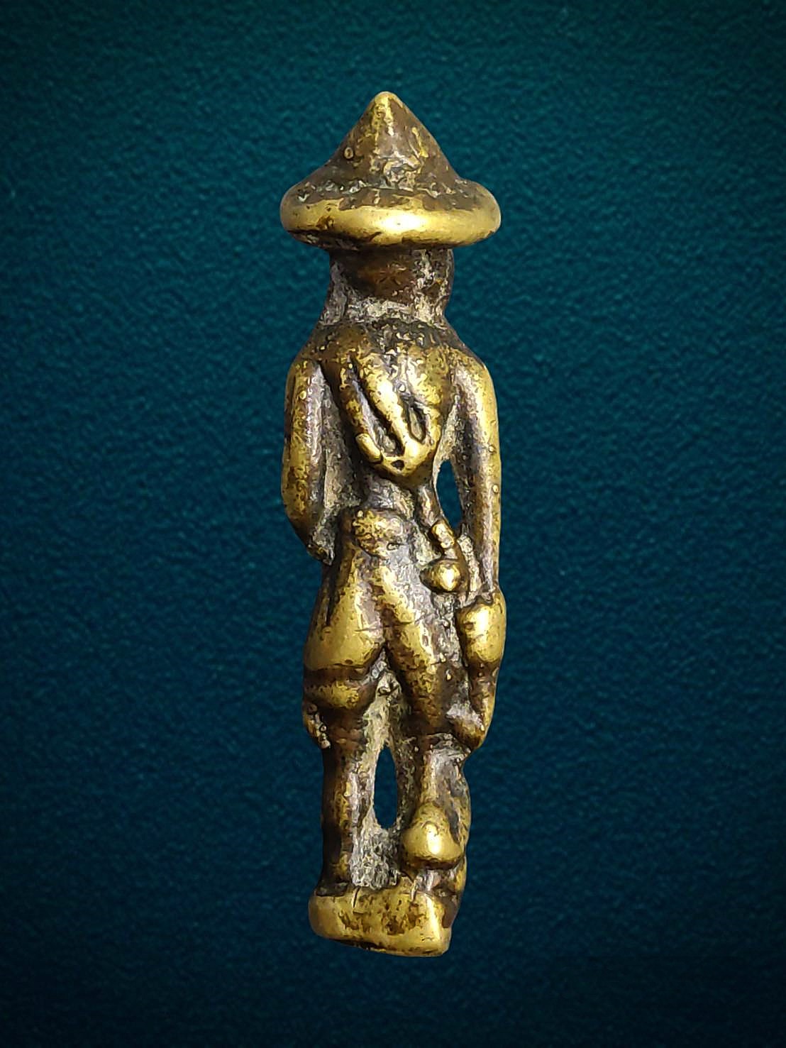 หล่อโบราณ พระยอดขุนพลมอญ หลวงพ่อลิ วัดศรัทธาธรรม(วัดมอญ) สมุทรสงคราม ลูกศิษย์ของหลวงปู่รอด วัดบางน้ำวน