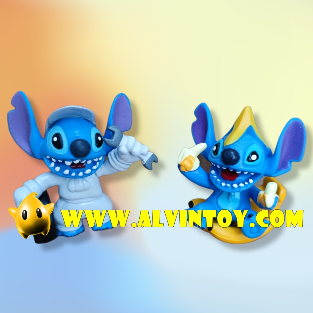 โมเดล Stitch - สติทช์ 8 ตัว