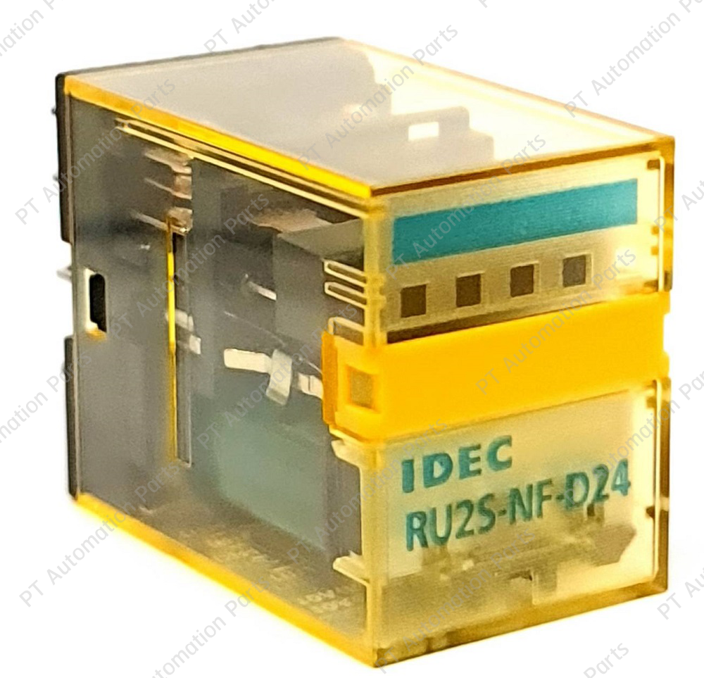รีเลย์ IDEC RU2S-NF-D24 24VDC 10A 2 คอนแทค 8ขา Universal Relay 8-pins 2-Contact without LED indicator RU Series