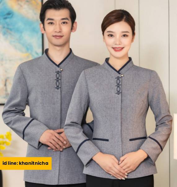 เสื้อแม่บ้าน พ่อบ้าน เบลบอย ชุดพนักงานโรงแรม