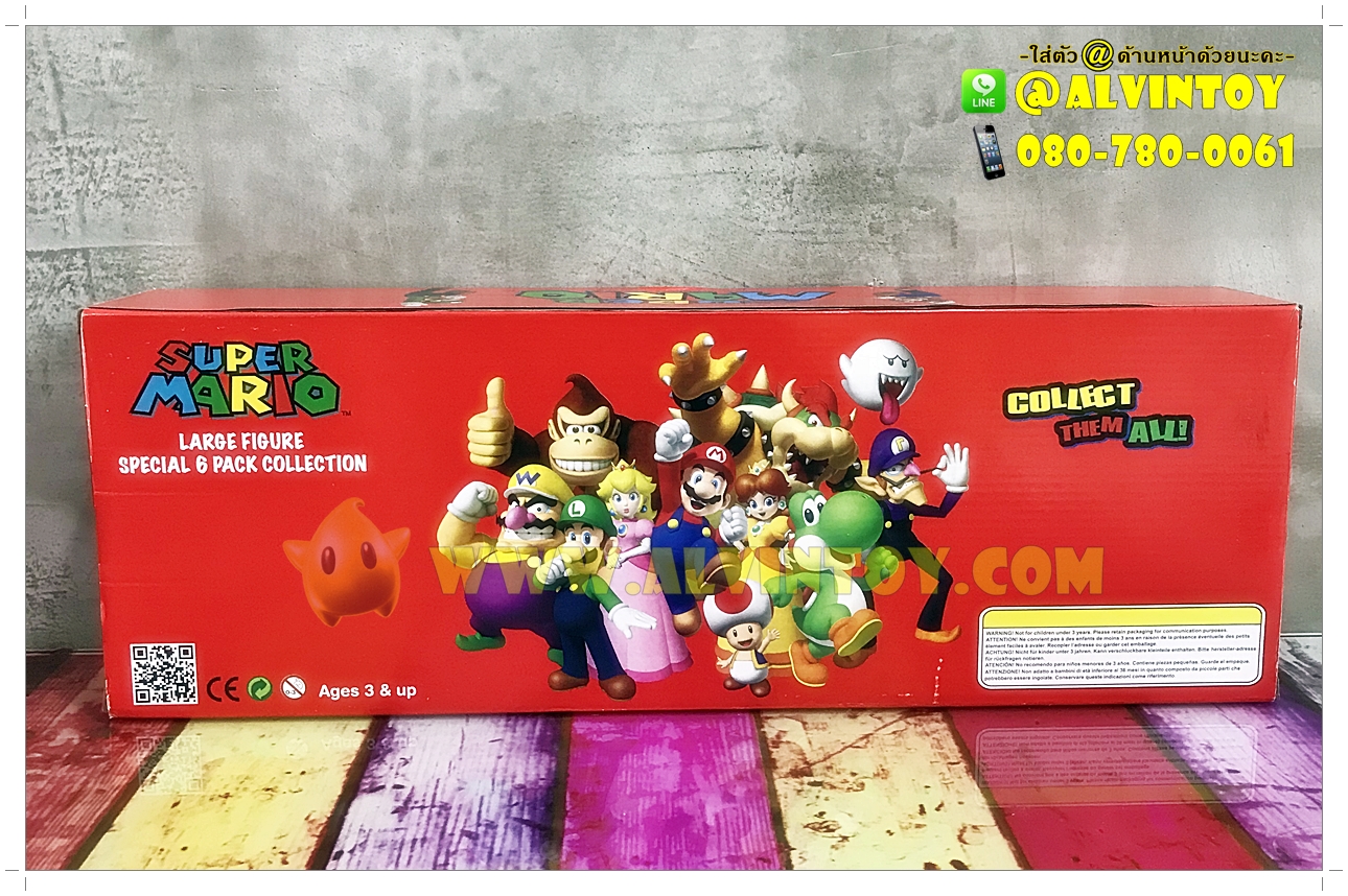 Figures Characters Mario - มาริโอ้ 6 ตัว