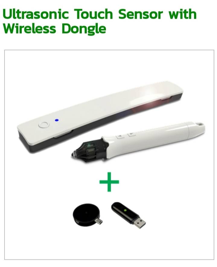 Ultrasonic Touch Sensor รุ่น DB-O2C With Wireless Dongle.