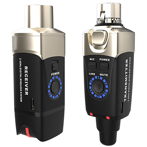 XVIVE U3 *ของแท้รับประกันศูนย์* Wireless Microphone System อุปกรณ์ไร้สายสำหรับไมโครโฟน สัญญาณดิจิตอล 2.4GHz, 1ตัวรับ / 1 ตัวส่ง