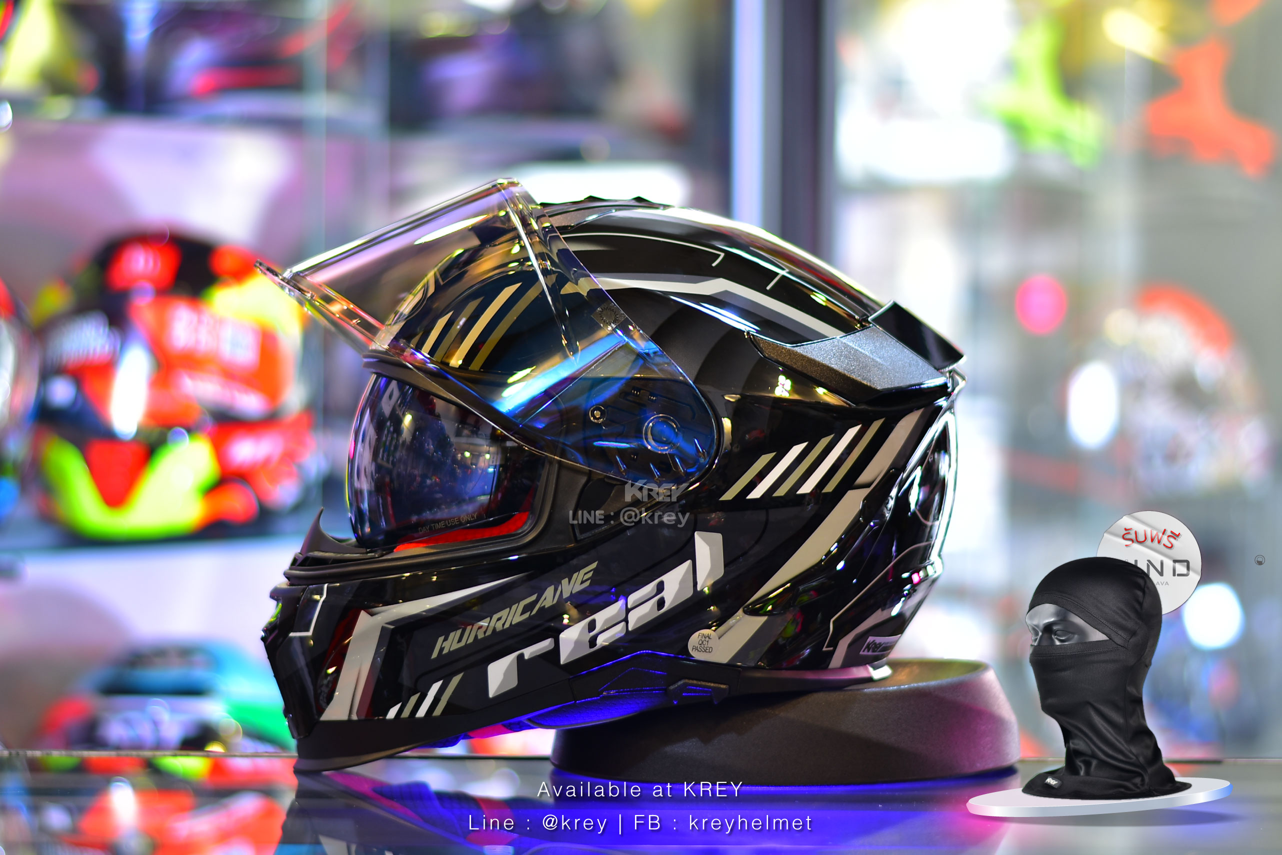 Real model Hurricane Kona Black Grey