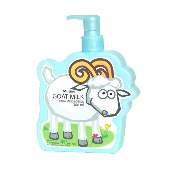 Mistine มิสทิน โกท มิ้ลค์ เอ็กซ์ตร้า มายด์ โลชั่น (300 มล) Goat Milk Extra Mild Lotion (300 ML)
