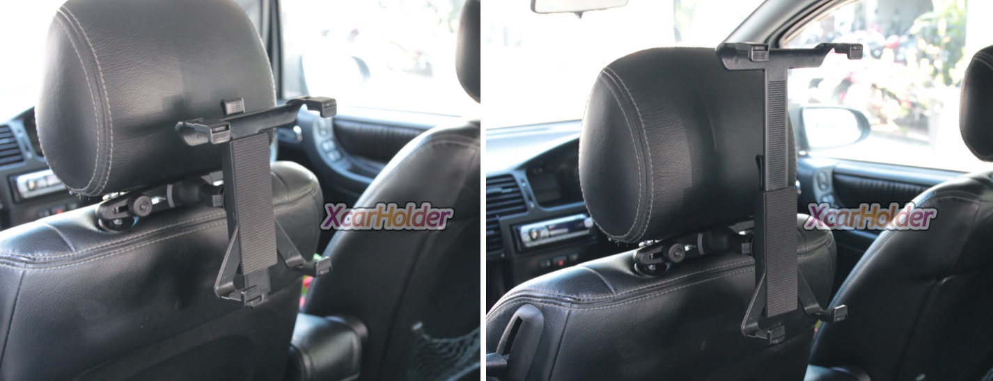 HEADREST TABLET 4legs HOLDER SET | ที่วางแท็บเล็ต แบบสี่ขา เกาะหัวหมอนเบาะนั่งรถยนต์