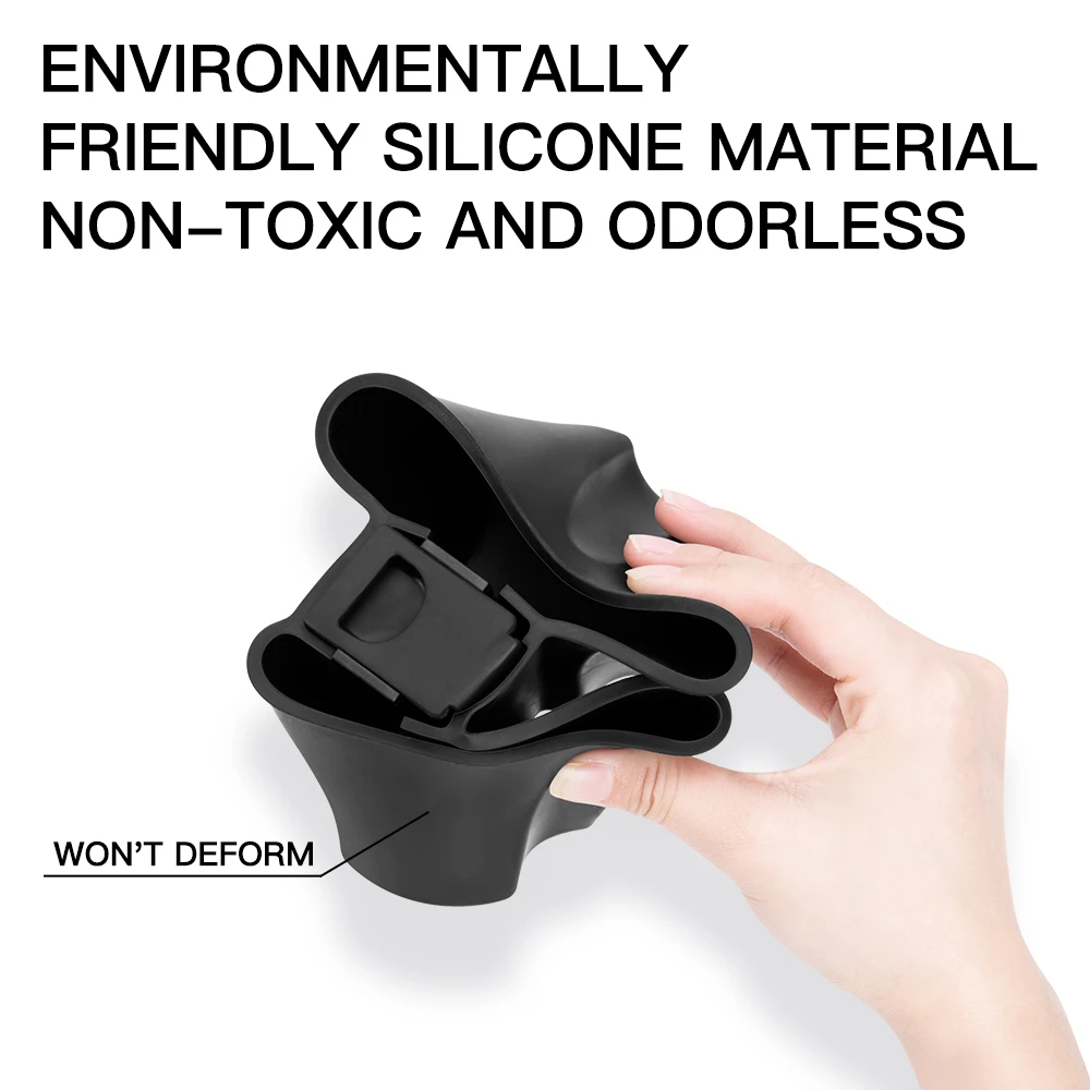 ซิลิโคนรองที่วางแก้วน้ำ มีข่องเก็บของตรงกลาง Tesla Model Y Juniper / Model 3 Highland