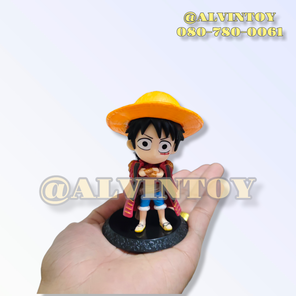 ฟิกเกอร์ One Piece - วันพีช จักรพรรดิ ชุด 6 ตัว ขนาดความสูง 9-12 ซม. ผลิตจาก PVC คุณภาพดี