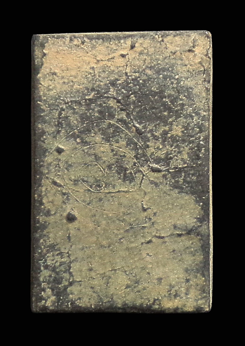 พระพิมพ์ประภามณฑลข้างยันต์ เนื้อชินตะกั่ว