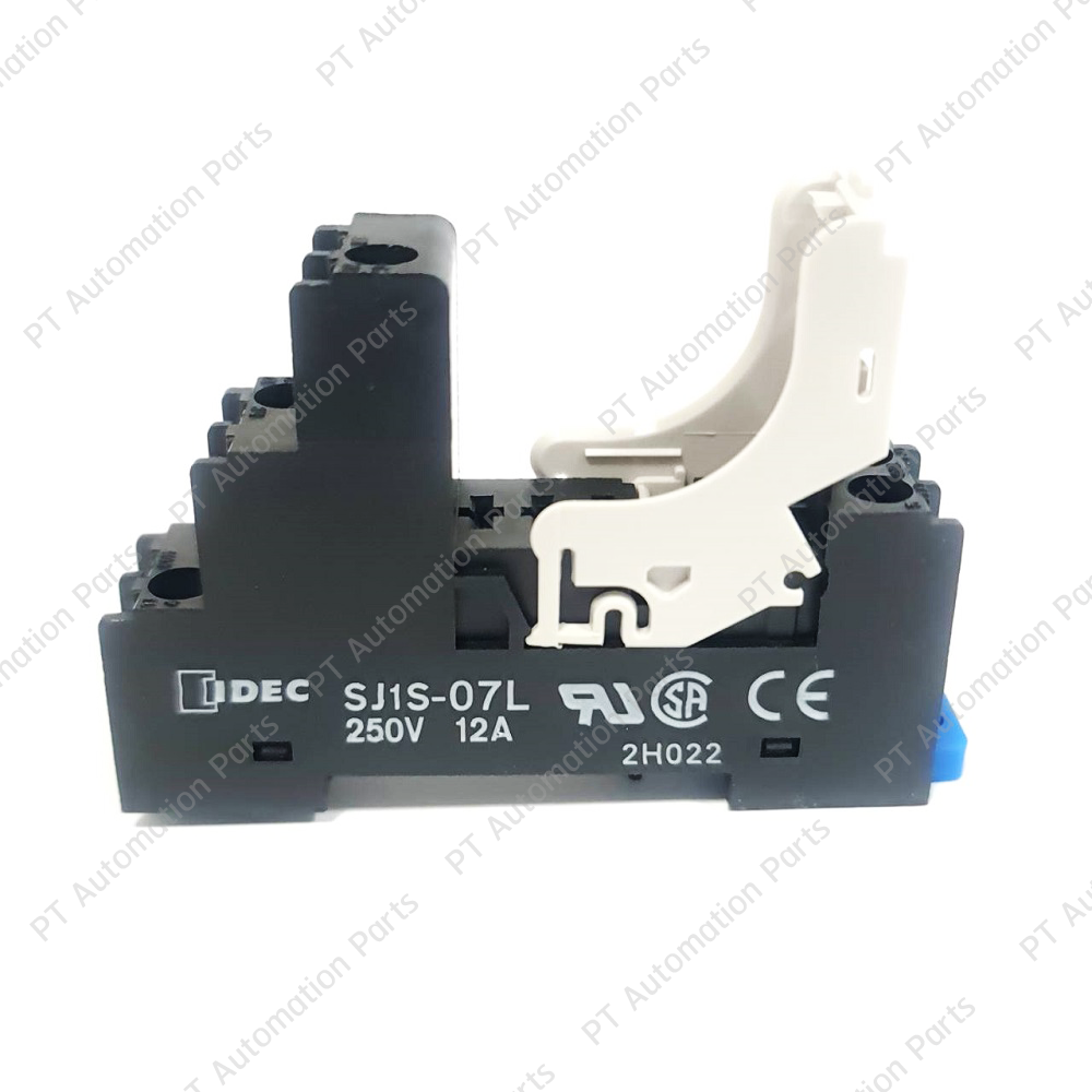 ซ็อกเก็ตรีเลย์ IDEC SJ2S-07L SJ1S-07L Socket Relay 250V 8A/12A 8-pins 5-pins DIN Rail Finger Safe for RJ2S RJ1S Series ซ็อกเก็ตชนิดป้องกันนิ้วมือ 5ขา 8ขา แบบยึดรางปีกนก ใช้กับรีเลย์รุ่น RJ2S RJ1S ซีรีส์