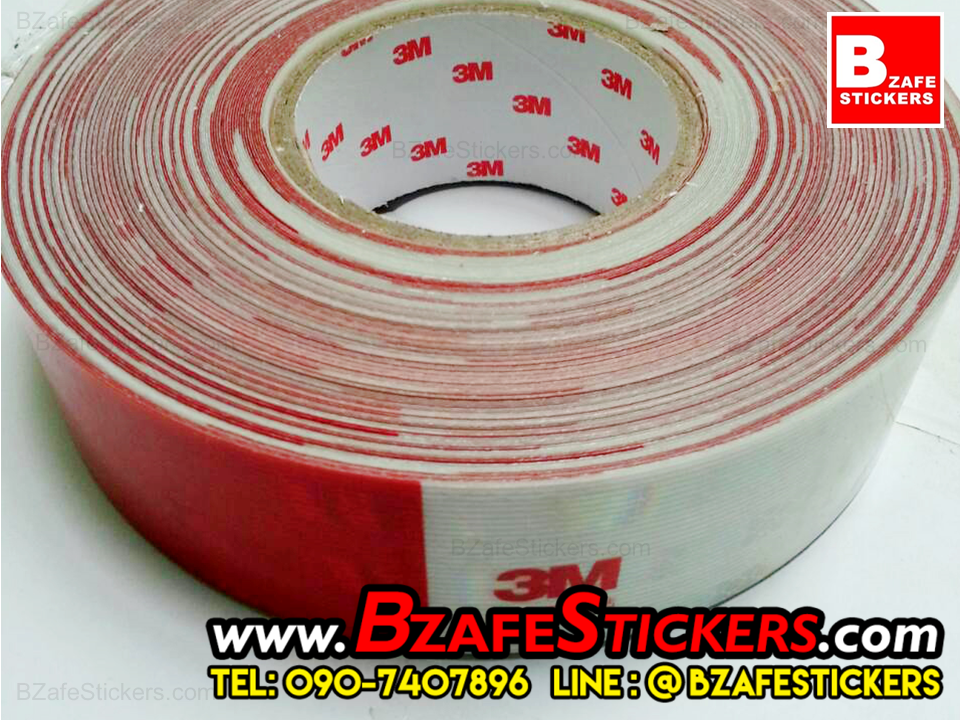 แถบสติ๊กเกอร์สะท้อนแสงขาว-แดง 3m,ขาวแดงสะท้อนแสง 3M กว้าง 2 นิ้ว x ยาว 45 ม.