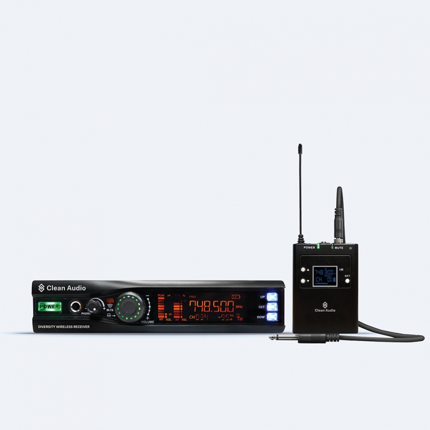 CLEAN AUDIO CA-M872 *ของแท้รับประกัน 2ปี* ชุดไร้สายกีต้าร์ เบส เครื่องดนตรี Wireless Guitar, Bass, Instrument Set