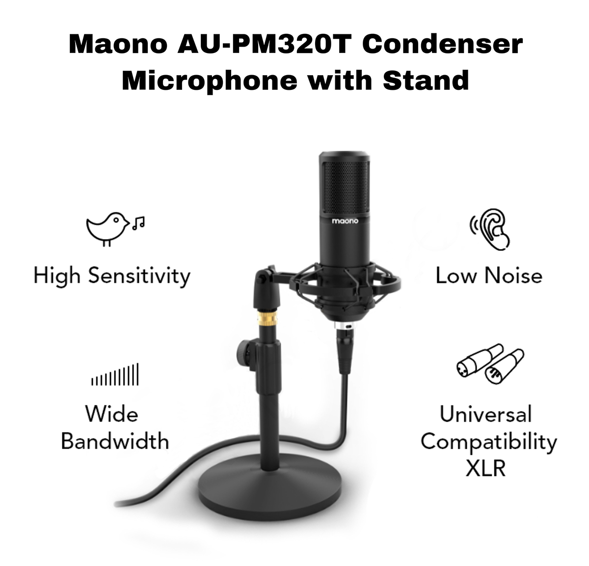 MAONO MAONOCASTER AU-AM100 K4 *ของแท้ รับประกันศูนย์* ชุดจัด Podcast, LiveSteaming, Gaming รองรับ PC, Smartphone
