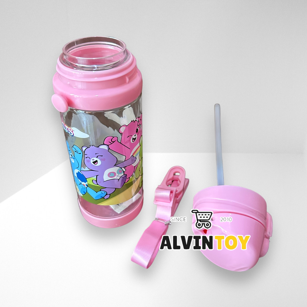 กระติกน้ำเด็ก แคร์แบร์ มีหลอดดูด 500 ml ขนาด 7x20 cm.