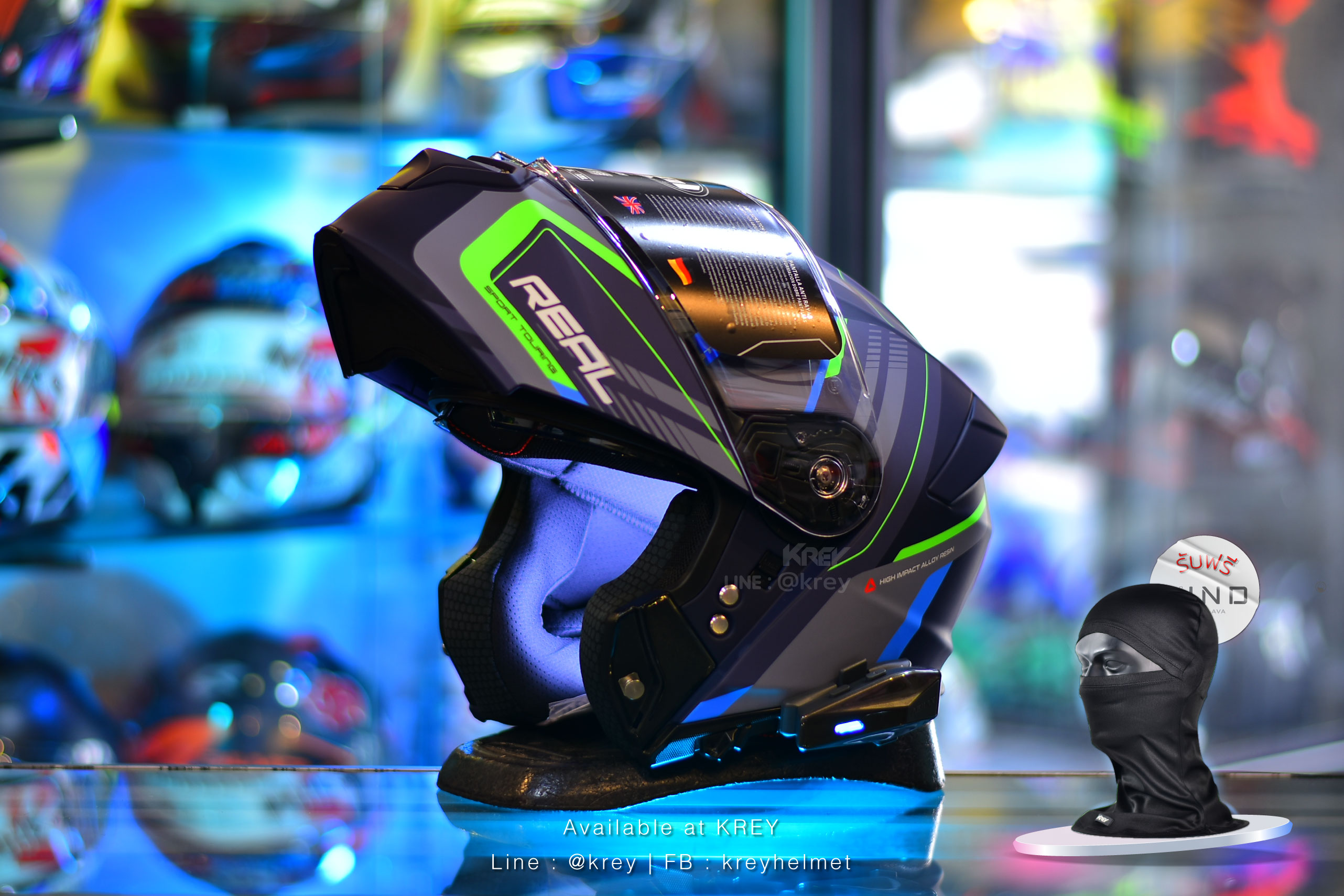 Real model Atlas Stratus Matt Dark Blue Green