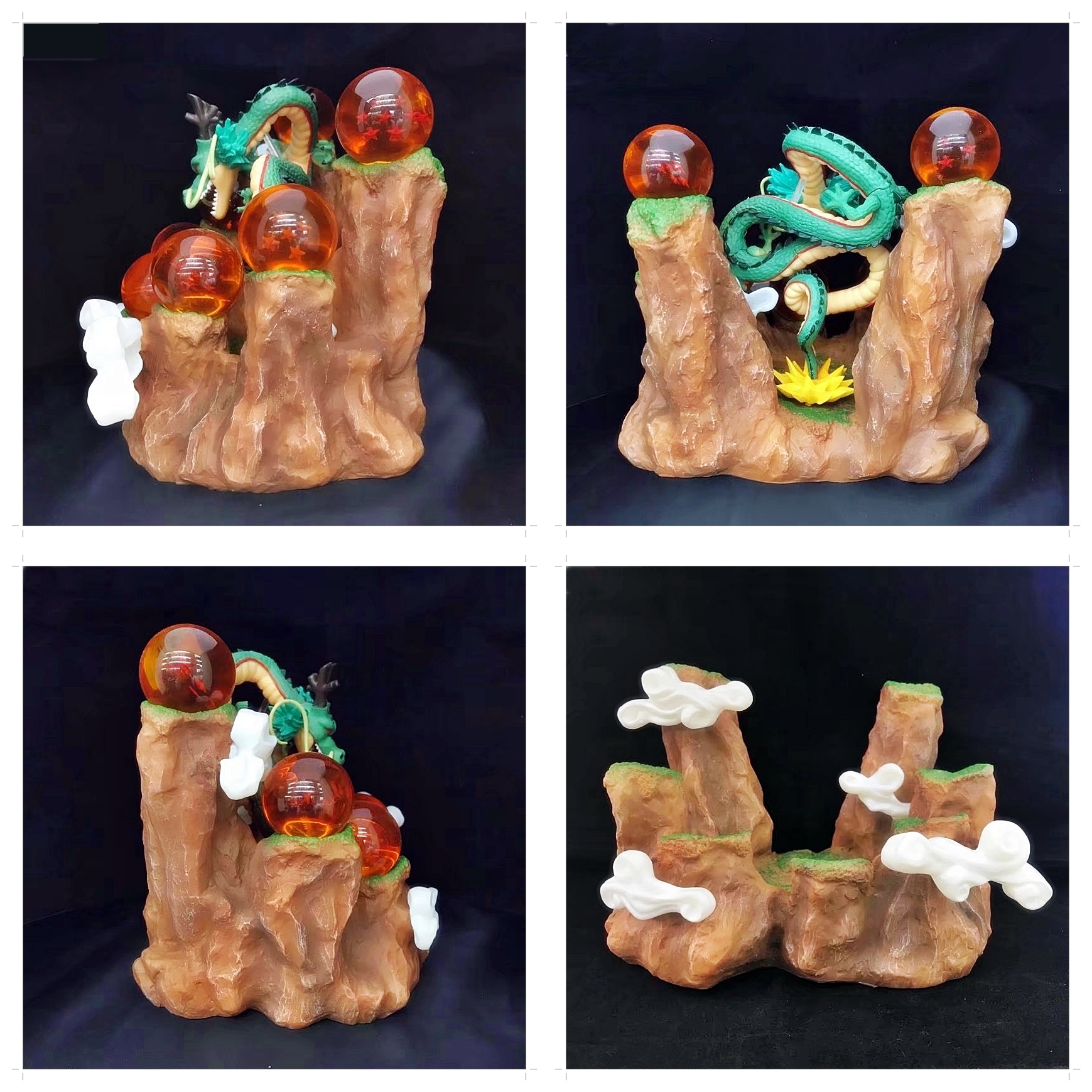 Dragon Ball Z Action Figure Shenron With Mountain Crystal Balls